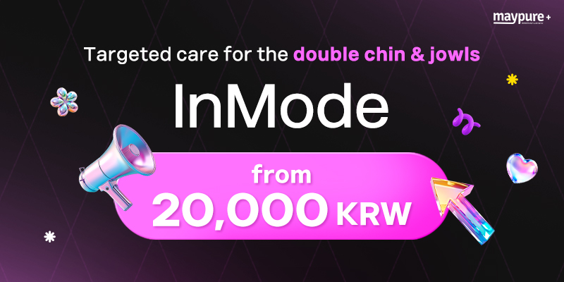 Cuidado intensivo para papada y mejillas profundas — InMode en el rango de 20.000 KRW